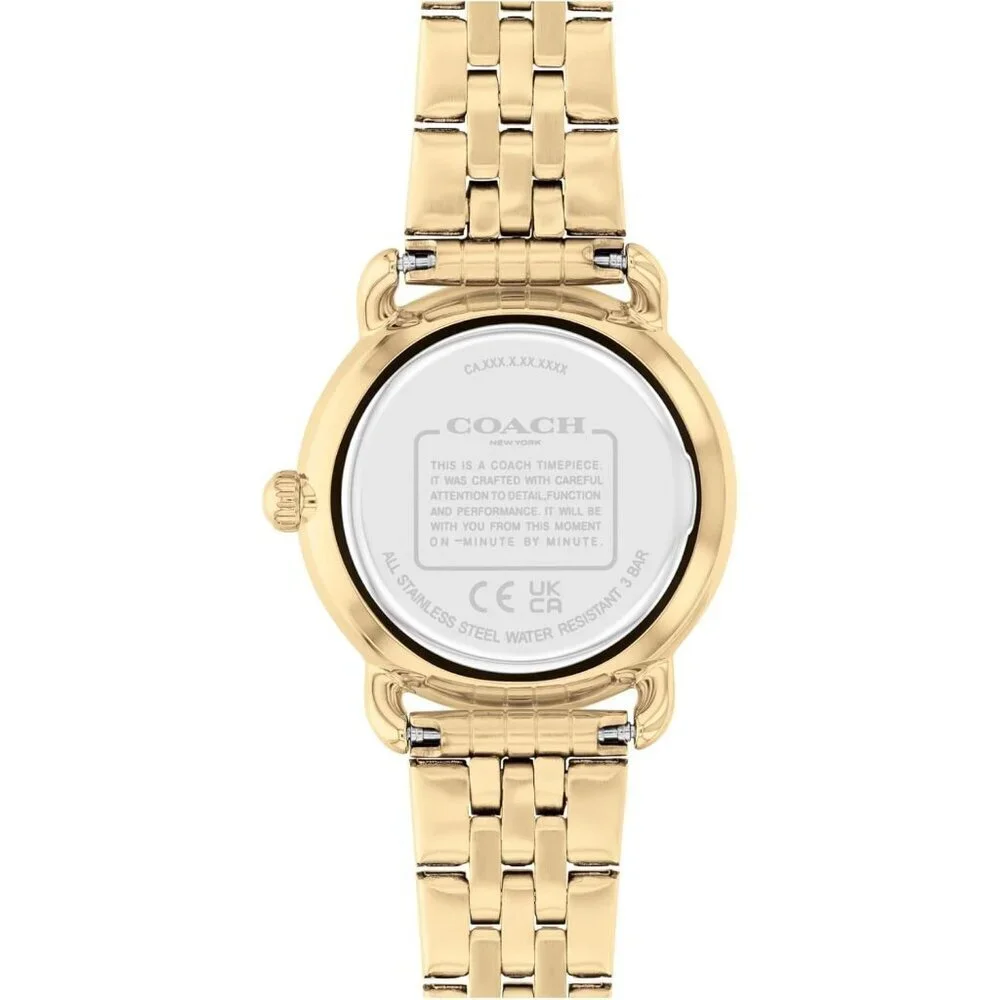 Women's Gold Plated 2H Quartz Watch Stainless Steel Bracelet Water Resistant - Picture 3 of 7